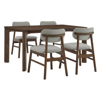 Everett Modern Rectangular Wood Dining Table
