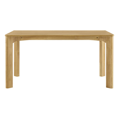 Everett Modern Rectangular Wood Dining Table