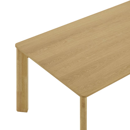 Everett Modern Rectangular Wood Dining Table
