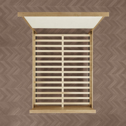 Ezra Mid-Century Boucle Platform Bed