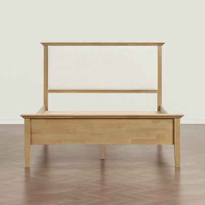 Ezra Mid-Century Boucle Platform Bed