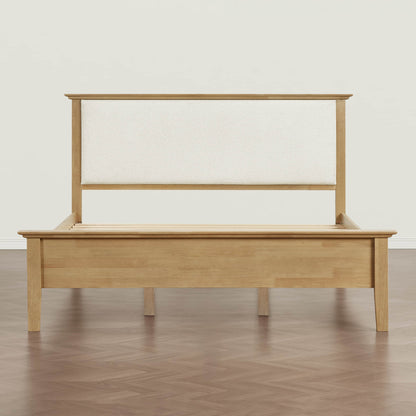 Ezra Mid-Century Boucle Platform Bed