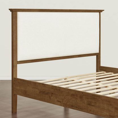 Ezra Mid-Century Boucle Platform Bed