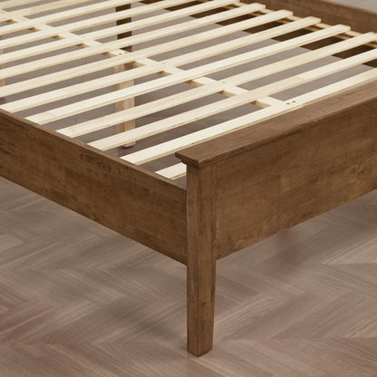 Ezra Mid-Century Boucle Platform Bed