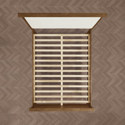 Ezra Mid-Century Boucle Platform Bed