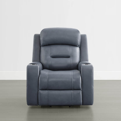 Garrison Genuine Leather Power Massage & Heat Recliner Lift Chair