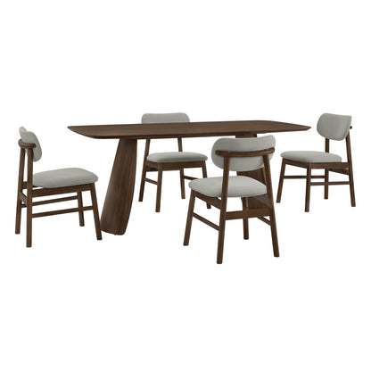 Glacia Modern Wood Dining Table
