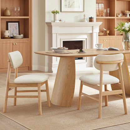 Glacia Modern Wood Dining Table