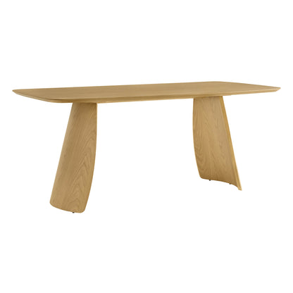 Glacia Modern Wood Dining Table