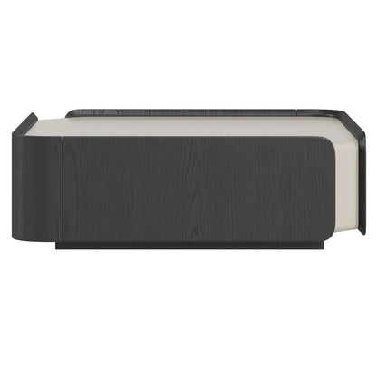 Glenn Square Storage Coffee Table with Dual Drawers