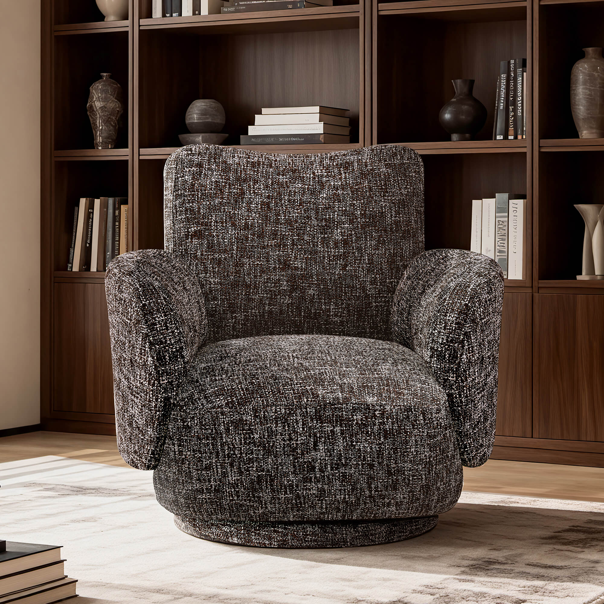 Gloria Modern Swivel Armchair