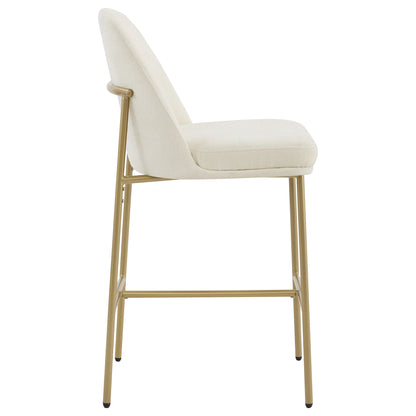 Golda Basic Counter Stools with Metal Base (Set of 2)