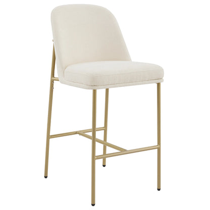 Golda Basic Counter Stools with Metal Base (Set of 2)