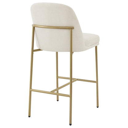Golda Basic Counter Stools with Metal Base (Set of 2)