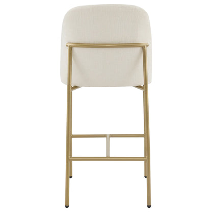 Golda Basic Counter Stools with Metal Base (Set of 2)