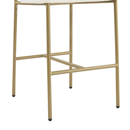 Golda Basic Counter Stools with Metal Base (Set of 2)