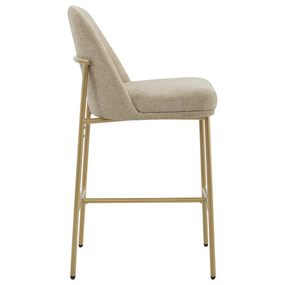 Golda Basic Counter Stools with Metal Base (Set of 2)