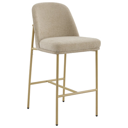 Golda Basic Counter Stools with Metal Base (Set of 2)
