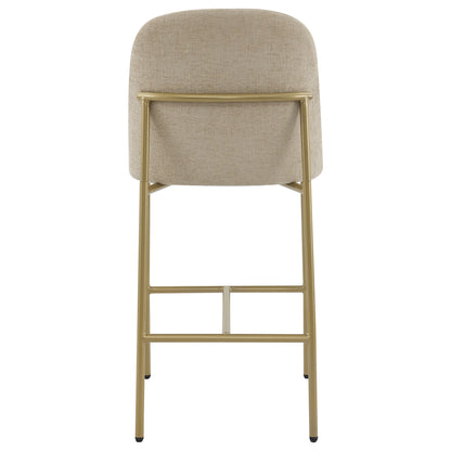 Golda Basic Counter Stools with Metal Base (Set of 2)