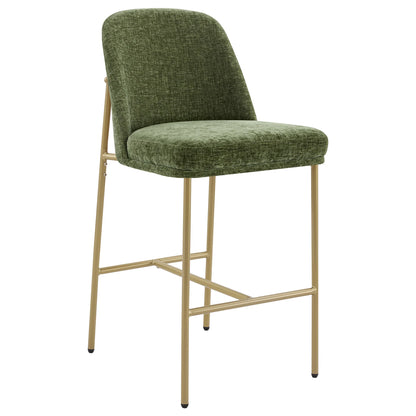 Golda Basic Counter Stools with Metal Base (Set of 2)