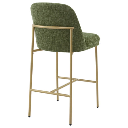 Golda Basic Counter Stools with Metal Base (Set of 2)
