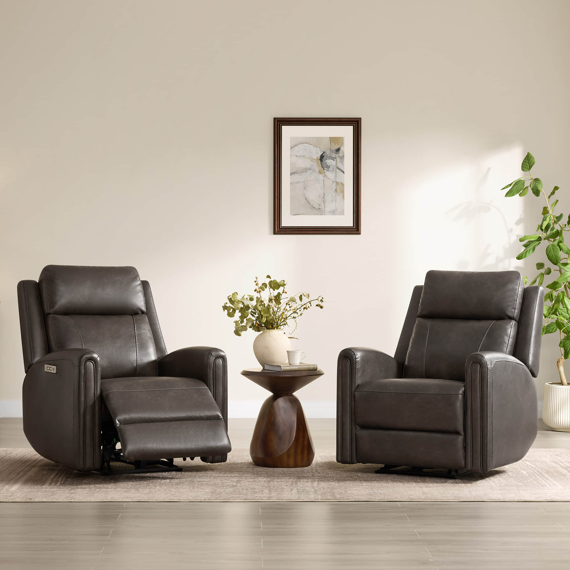Hadley Modern Zero Wall-hugger Power Recliner