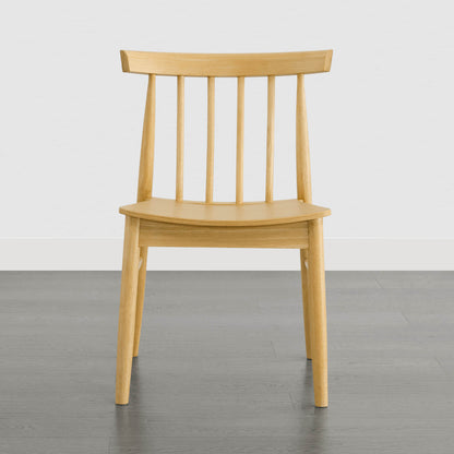 Hanna Mid-century Windsor Solid Wood Dining Chair(Set of 2)