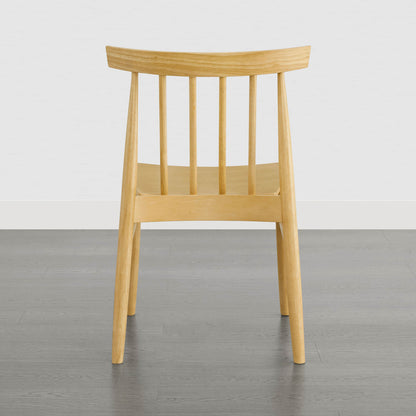 Hanna Mid-century Windsor Solid Wood Dining Chair(Set of 2)
