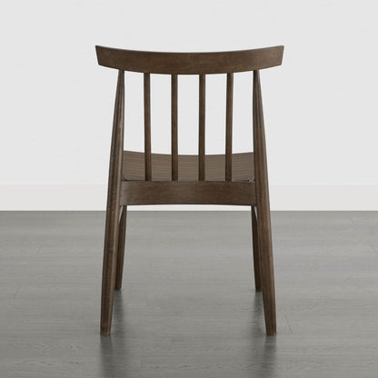 Hanna Mid-century Windsor Solid Wood Dining Chair(Set of 2)