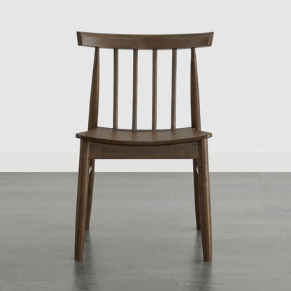 Hanna Mid-century Windsor Solid Wood Dining Chair(Set of 2)