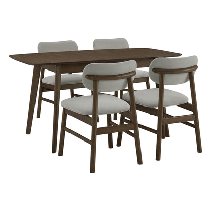 Hilda Extendable Wood Dining Table