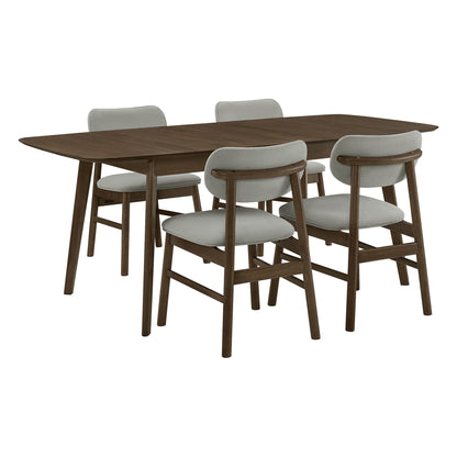 Hilda Extendable Wood Dining Table