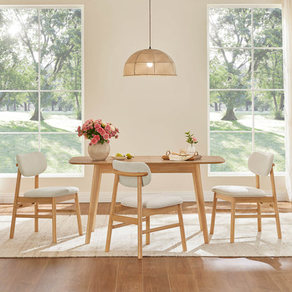 Hilda Extendable Wood Dining Table