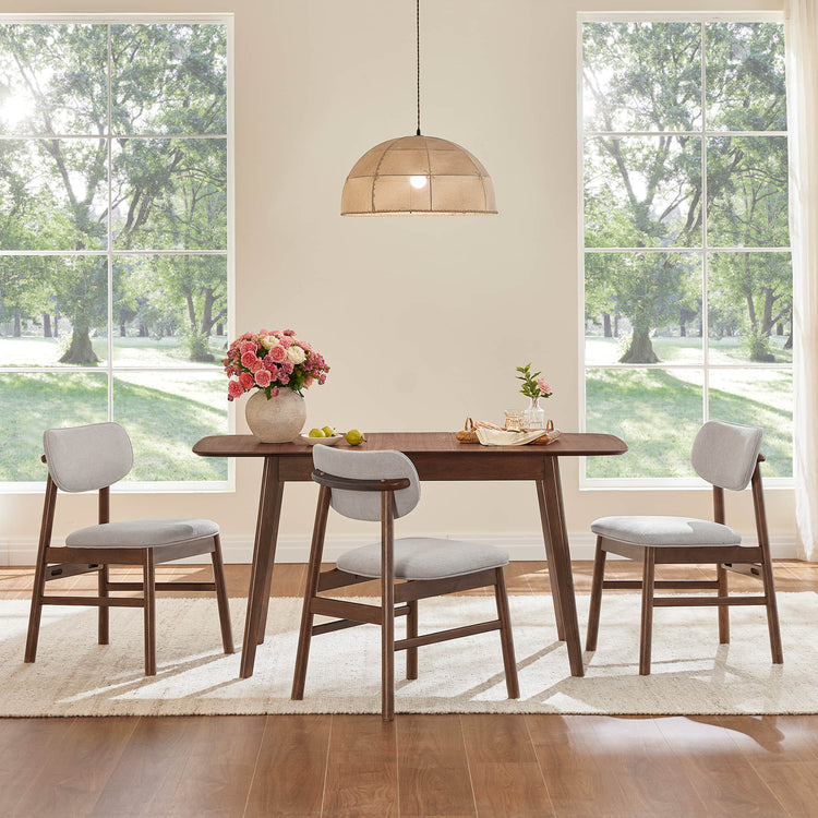 Hilda Extendable Wood Dining Table