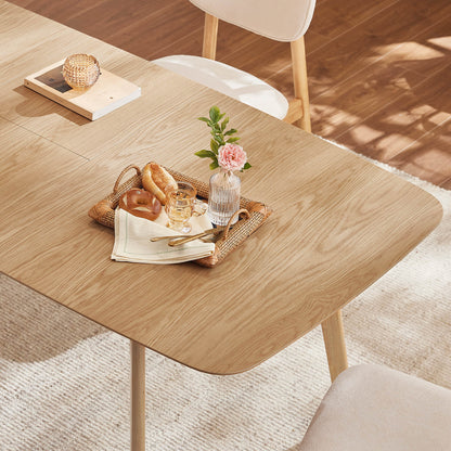 Hilda Extendable Wood Dining Table