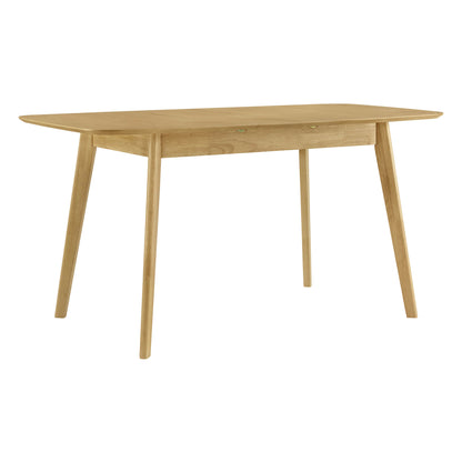 Hilda Extendable Wood Dining Table