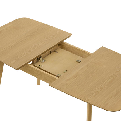 Hilda Extendable Wood Dining Table