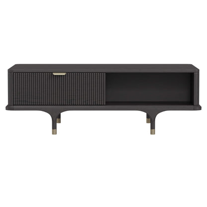 Irais Modern Coffee Table with Dual-Zoned Storage