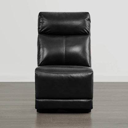 Isaac Genuine Leather Wall Hugger Power Reclining Sofa with Power Headrest