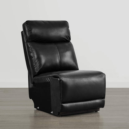 Isaac Genuine Leather Wall Hugger Power Reclining Sofa with Power Headrest
