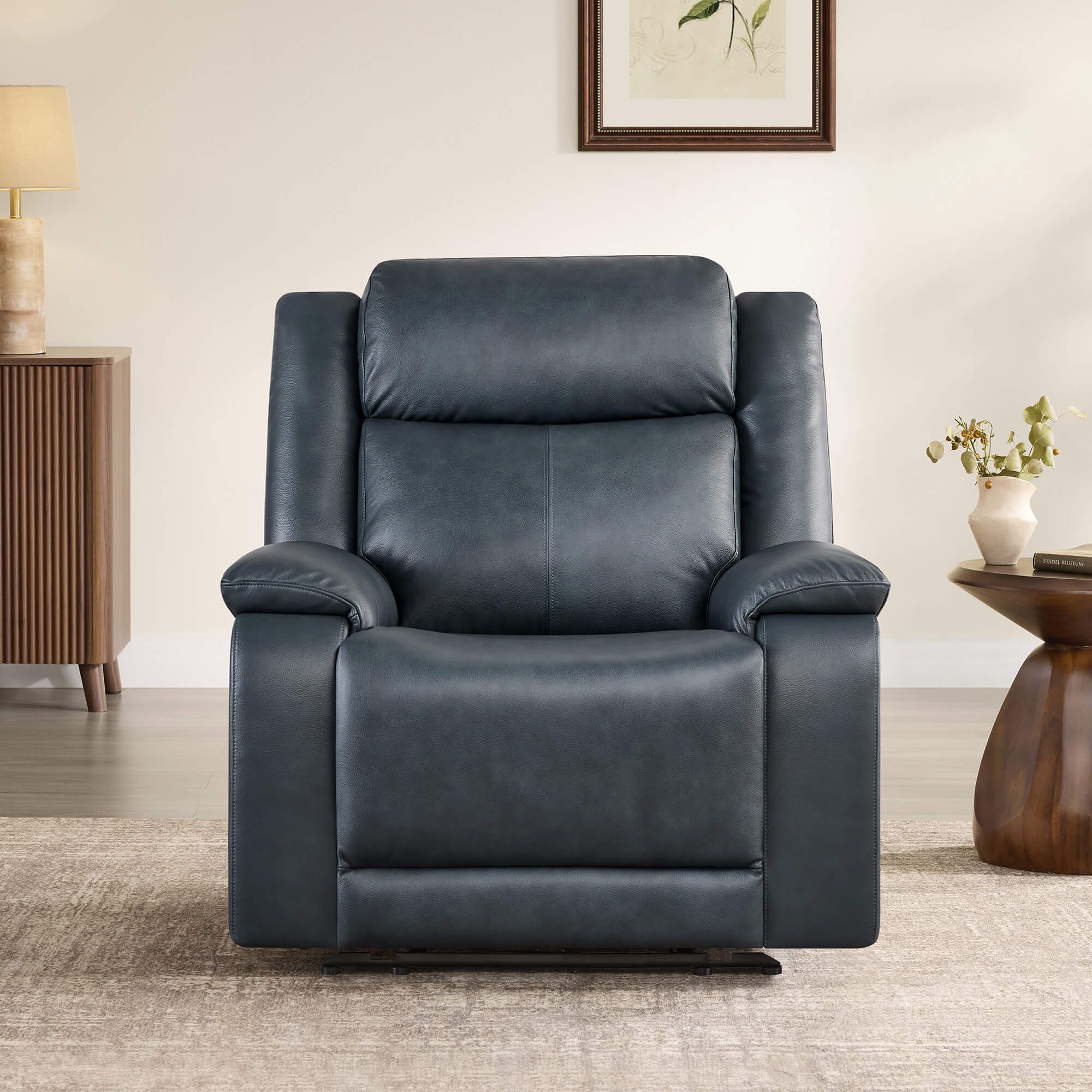 Isaac Zero Wall-hugger Power Recliner with Cup Holder