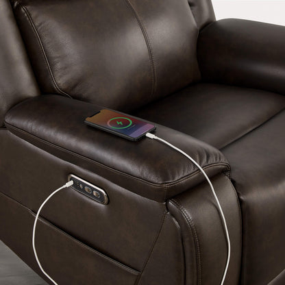 Isaac Zero Wall-hugger Power Recliner with Cup Holder
