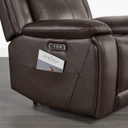 Isaac Zero Wall-hugger Power Recliner with Cup Holder