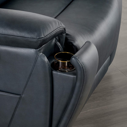 Isaac Zero Wall-hugger Power Recliner with Cup Holder