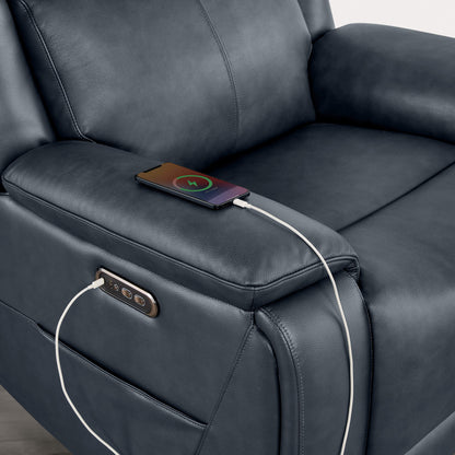 Isaac Zero Wall-hugger Power Recliner with Cup Holder