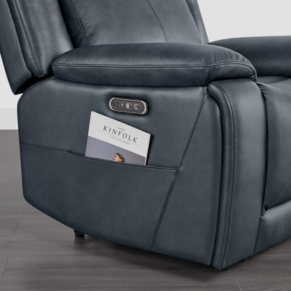 Isaac Zero Wall-hugger Power Recliner with Cup Holder