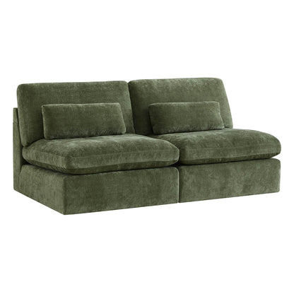 Ivy Modular Modular Armless Chair/2-Seat Armless Sofa