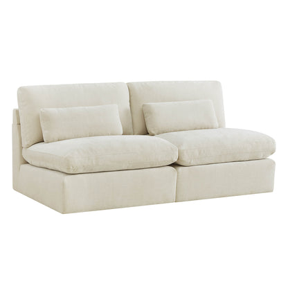 Ivy Modular Modular Armless Chair/2-Seat Armless Sofa
