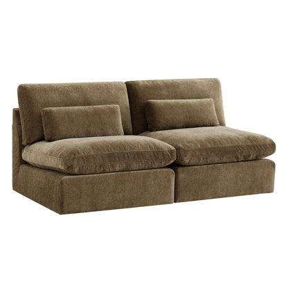 Ivy Modular Modular Armless Chair/2-Seat Armless Sofa