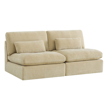 Ivy Modular Modular Armless Chair/2-Seat Armless Sofa